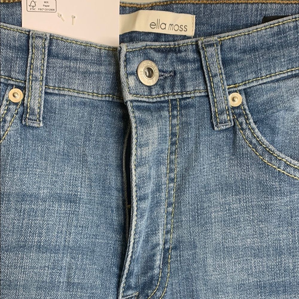Ella Moss, NWT, Classic Ankle, high rise, slim straight size6